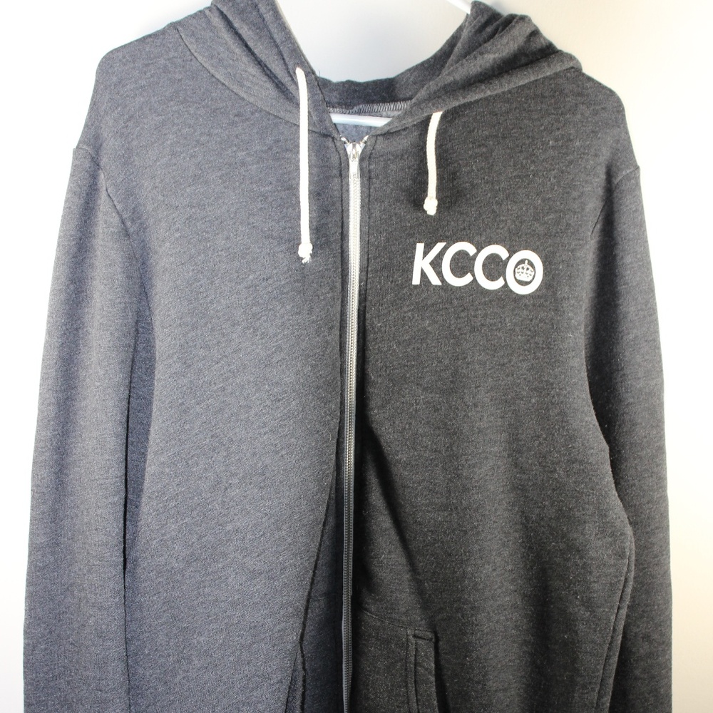 Chive XL Gray Full Zip Hoodie KCCO